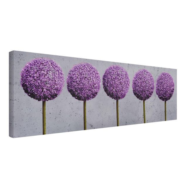 Wanddeko Schlafzimmer Allium Kugel-Blüten