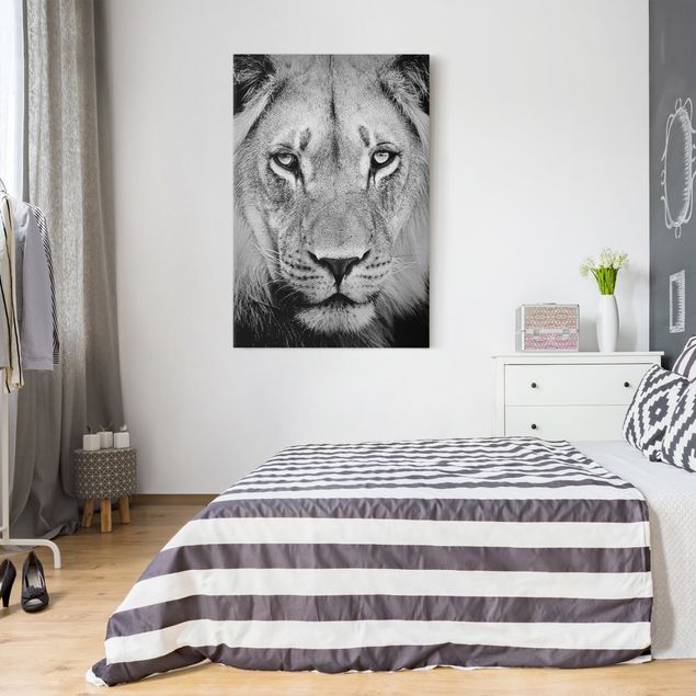 Wanddeko Schlafzimmer Alter Löwe