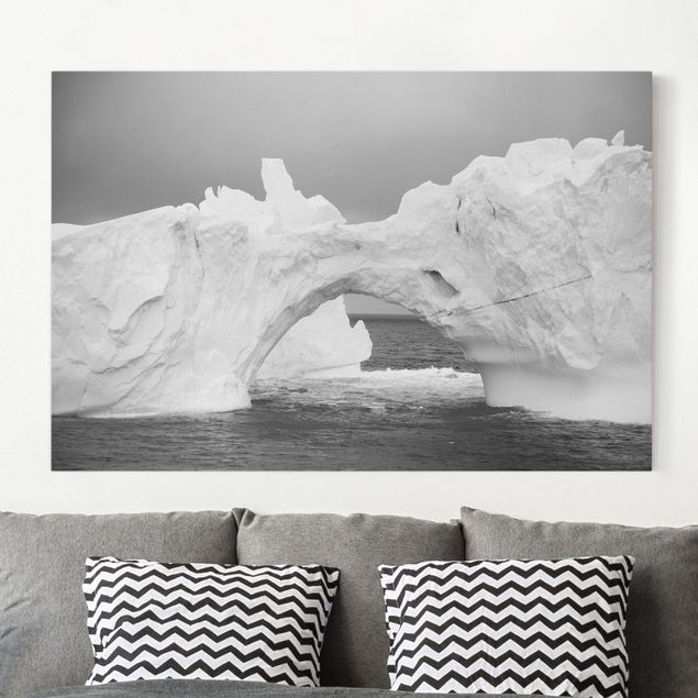 Wanddeko Wohnzimmer Antarktischer Eisberg II