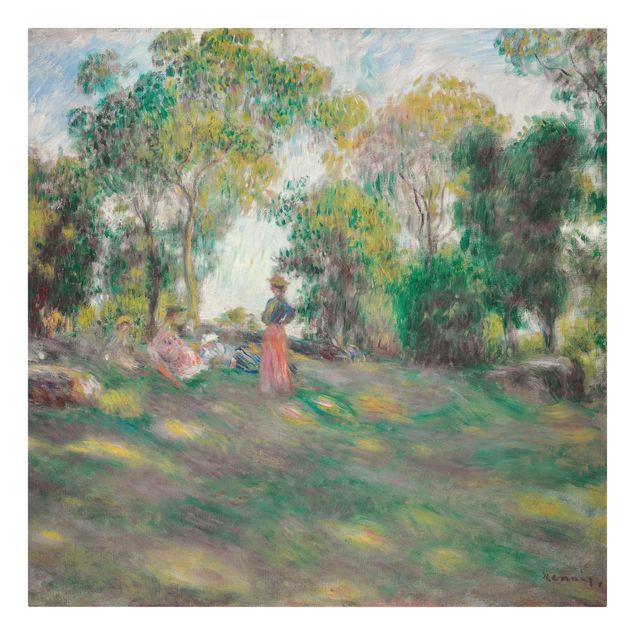 Wanddeko Esszimmer Auguste Renoir - Landschaft mit Figuren