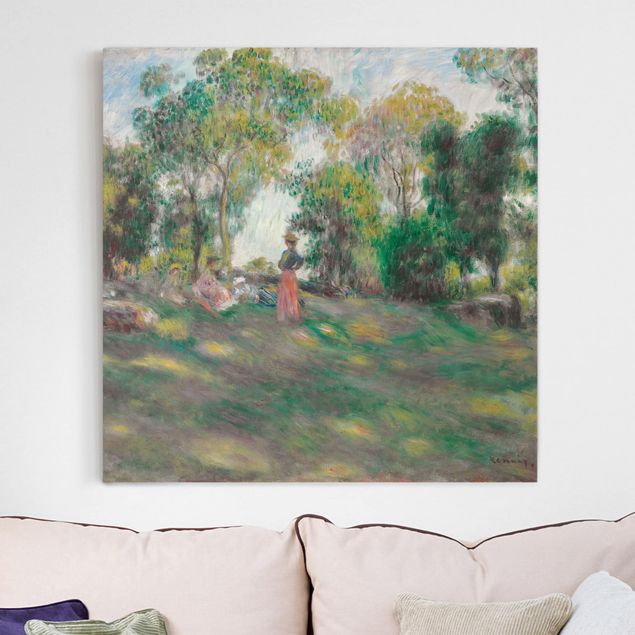 Impressionismus Bilder kaufen Auguste Renoir - Landschaft mit Figuren