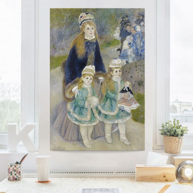 Wanddeko blau Auguste Renoir - Mutter und Kinder