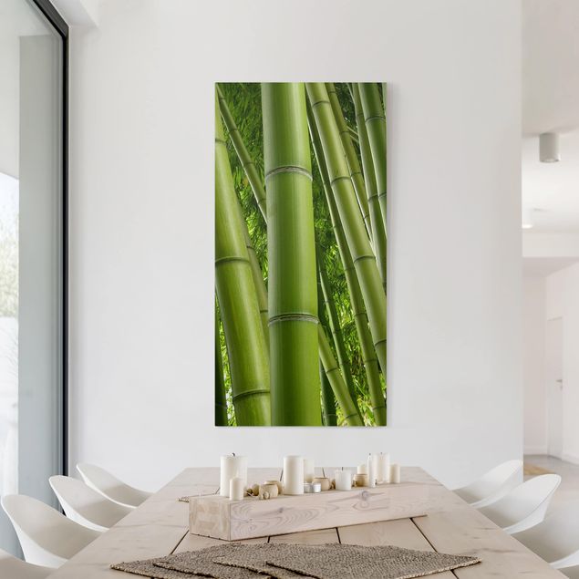Wanddeko Wohnzimmer Bamboo Trees