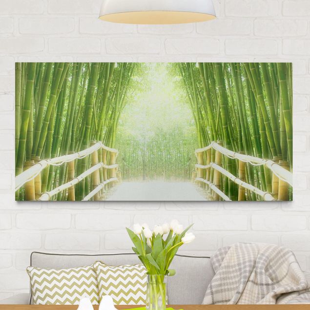 Wohndeko 3D Bamboo Way