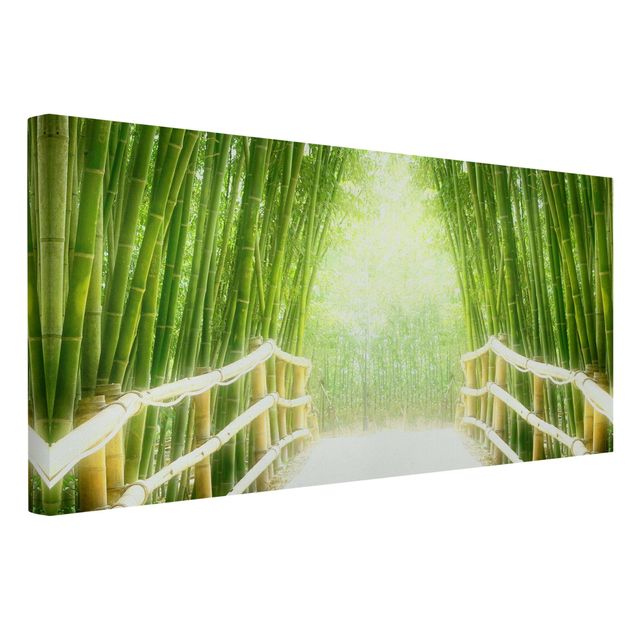 Wanddeko Flur Bamboo Way