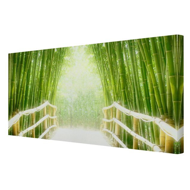 Wanddeko Büro Bamboo Way