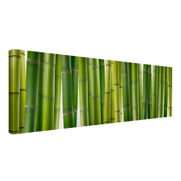 Wanddeko Flur Bambuspflanzen