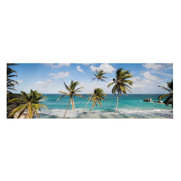 Wanddeko Esszimmer Beach of Barbados