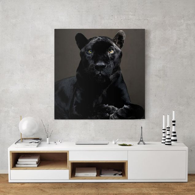 Wanddeko Schlafzimmer Black Puma