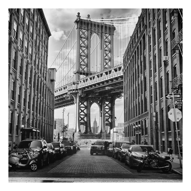 Wanddeko Esszimmer Manhattan Bridge in America