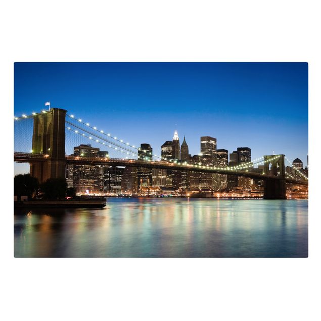 Wandbilder New York Brooklyn Brücke in New York
