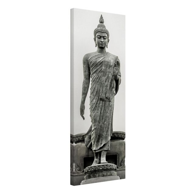 Wanddeko Esszimmer Buddha Statue