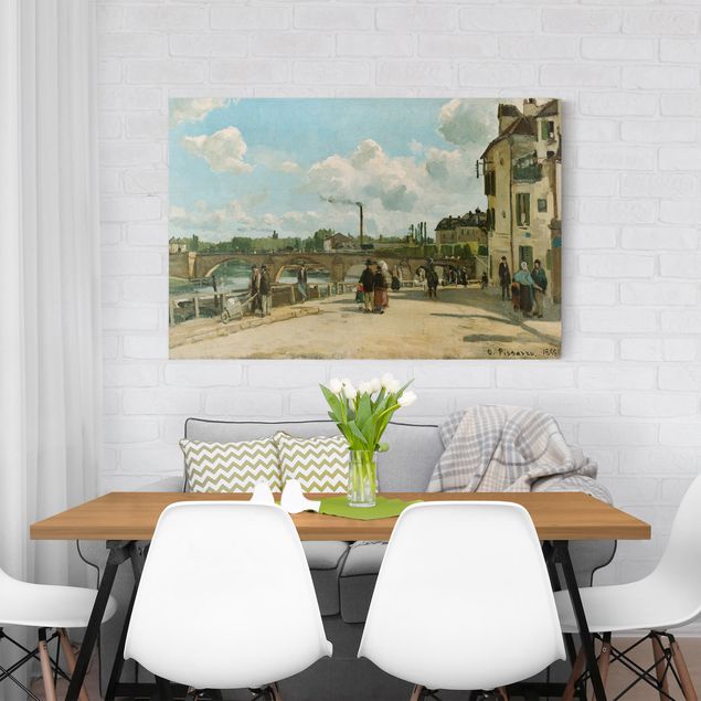 Wanddeko Wohnzimmer Camille Pissarro - Ansicht von Pontoise