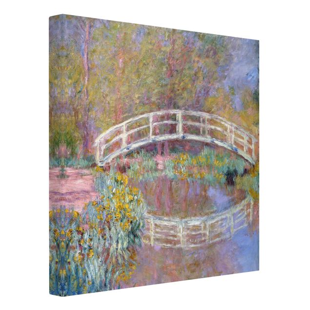 Wanddeko Wohnzimmer Claude Monet - Brücke Monets Garten