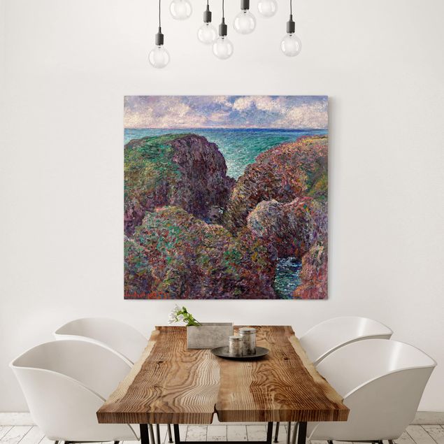 Wanddeko Wohnzimmer Claude Monet - Felsengruppe Port-Goulphar