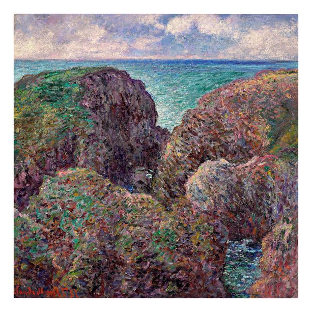 Wanddeko Flur Claude Monet - Felsengruppe Port-Goulphar