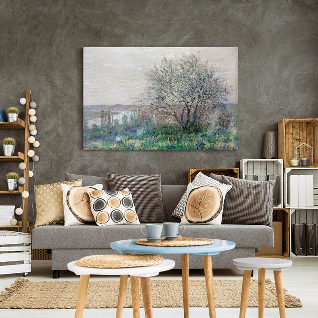 Wanddeko Wohnzimmer Claude Monet - Frühlingsstimmung