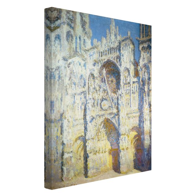 Leinwand Katze Claude Monet - Kathedrale von Rouen
