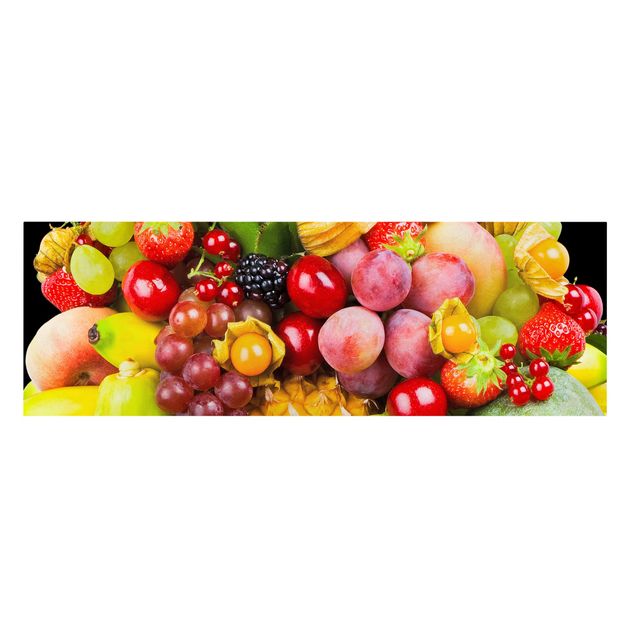 Wanddeko Obst Colourful Exotic Fruits