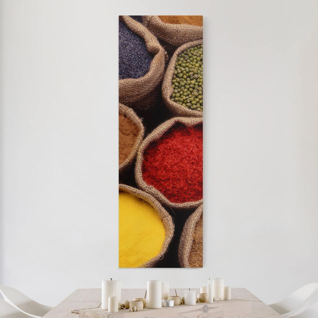 Wanddeko Küche Colourful Spices
