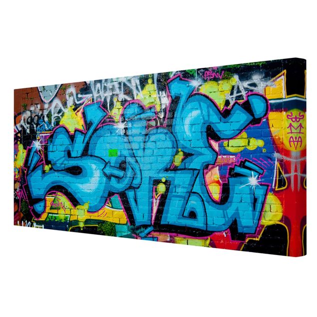 Bilder mit Steinen auf Leinwand Colours of Graffiti
