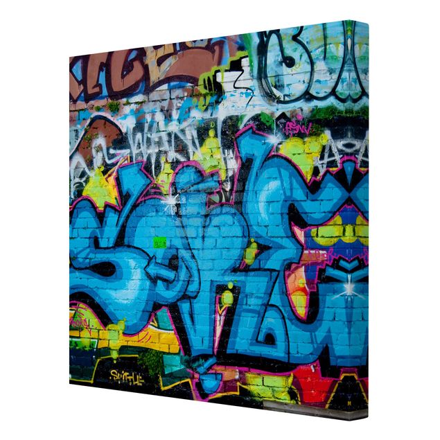 Bilder mit Steinen auf Leinwand Colours of Graffiti