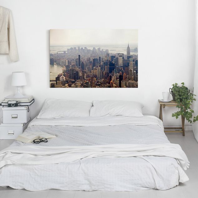Wanddeko Schlafzimmer Der Morgen in New York