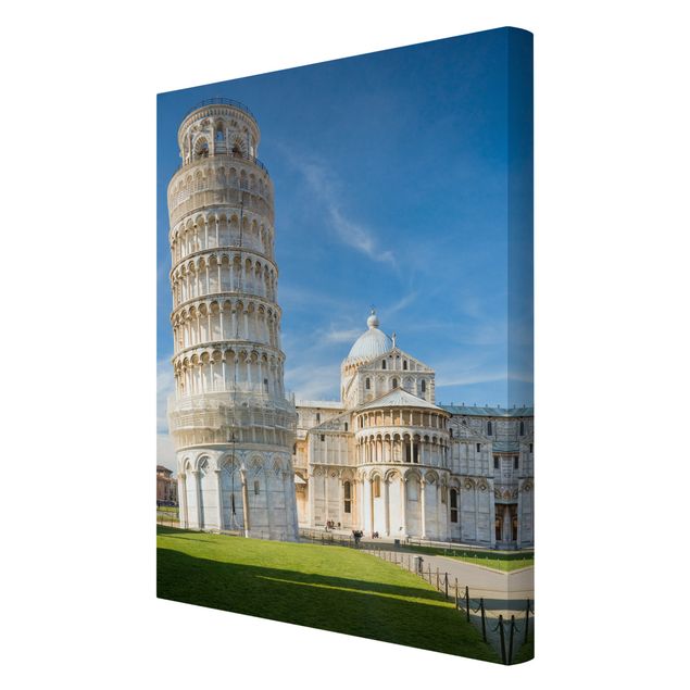 Wanddeko Esszimmer Der schiefe Turm von Pisa