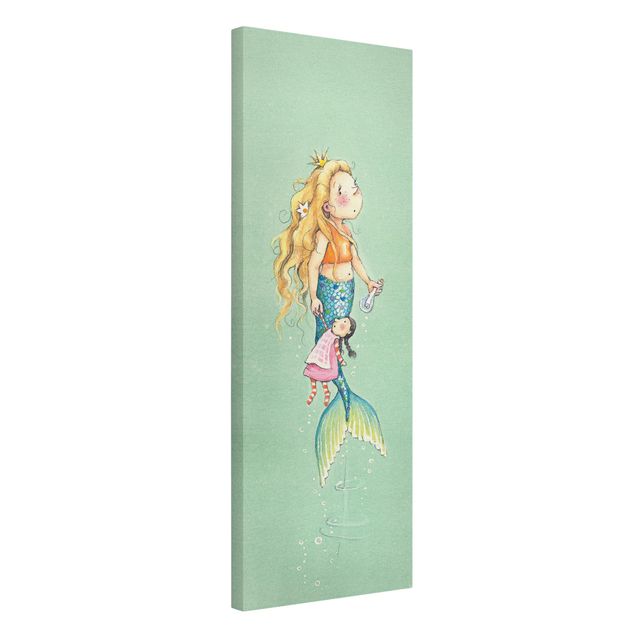 Wanddeko Mädchenzimmer Matilda die kleine Meerjungfrau - Die Flaschenpost