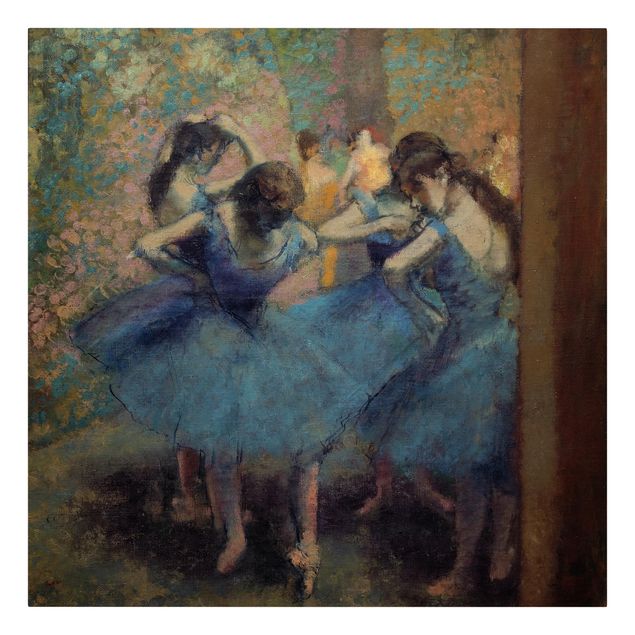 Wanddeko Wohnzimmer Edgar Degas - Blaue Tänzerinnen
