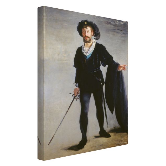 Wanddeko Flur Edouard Manet - Der Sänger Jean-Baptiste Faure als Hamlet