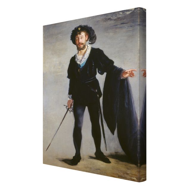 Wanddeko Büro Edouard Manet - Der Sänger Jean-Baptiste Faure als Hamlet