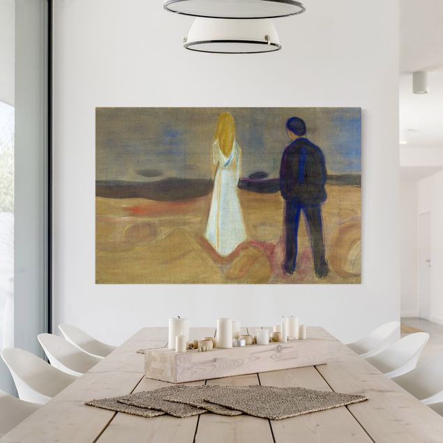 Wanddeko Wohnzimmer Edvard Munch - Zwei Menschen