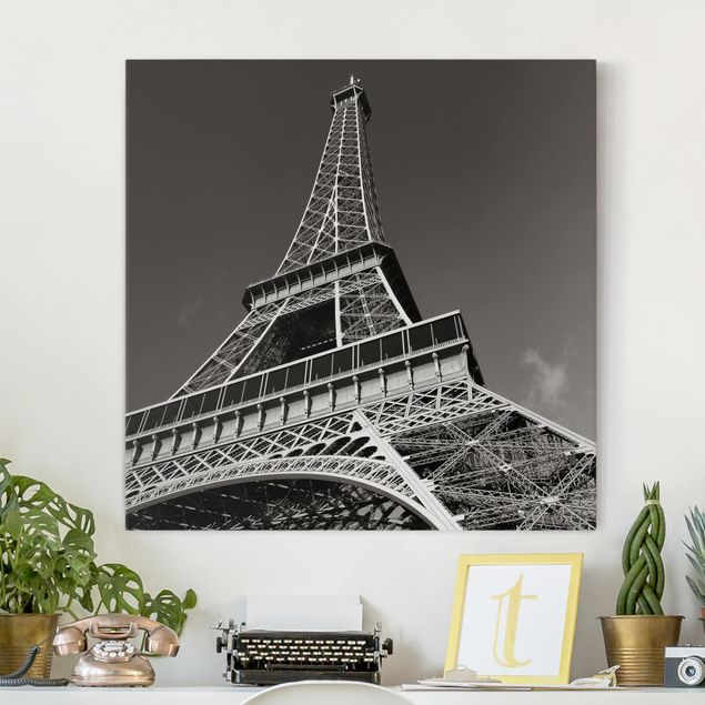 Wanddeko Wohnzimmer Eiffelturm