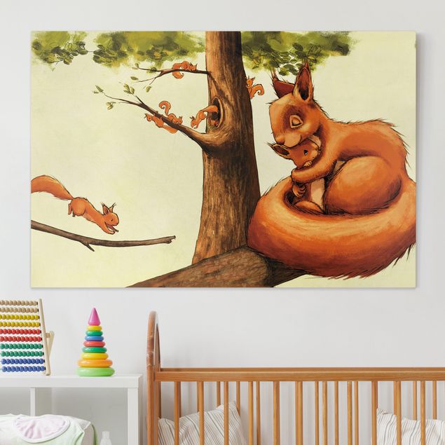 Babyzimmer Deko Jacoby und Stuart - Einhörnchen Mama
