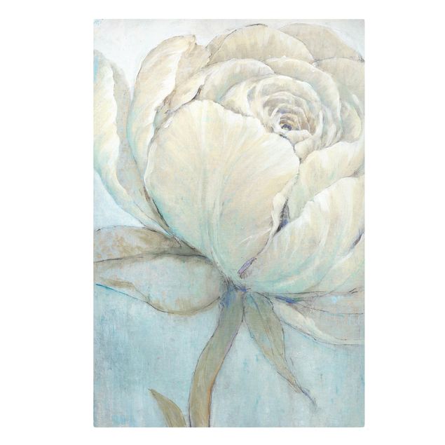 Wohndeko Blume Englische Rose Pastell