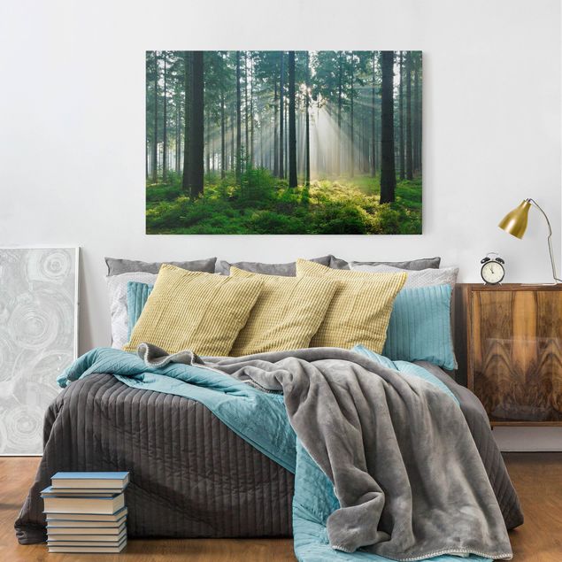 Wanddeko Schlafzimmer Enlightened Forest