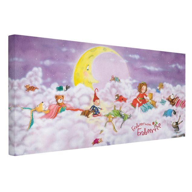 Wanddeko Mädchenzimmer Erdbeerinchen Erdbeerfee - Über den Wolken