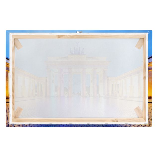 Wanddeko Esszimmer Erleuchtetes Brandenburger Tor