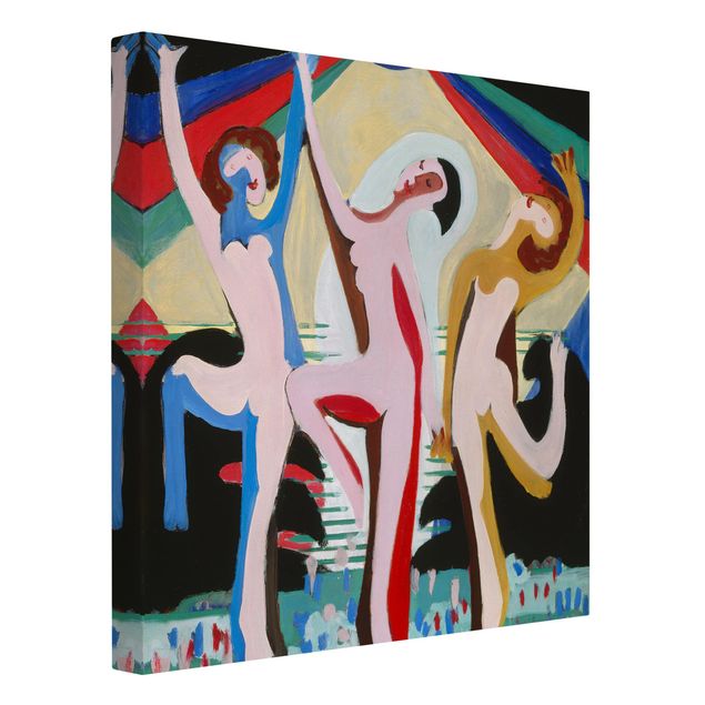Wanddeko Esszimmer Ernst Ludwig Kirchner - Farbentanz