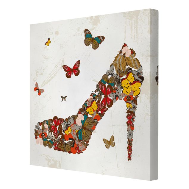 Leinwand Schmetterling Favourite Shoe