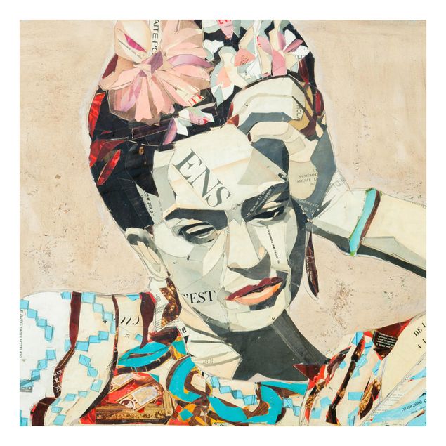 Wanddeko Esszimmer Frida Kahlo - Collage No.1