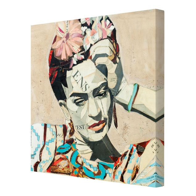Wanddeko Büro Frida Kahlo - Collage No.1