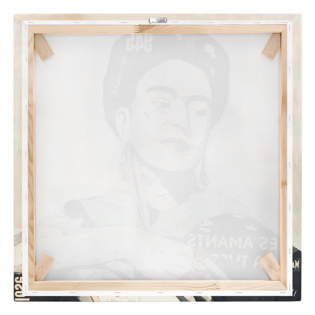 Wanddeko Treppenhaus Frida Kahlo - Collage No.4