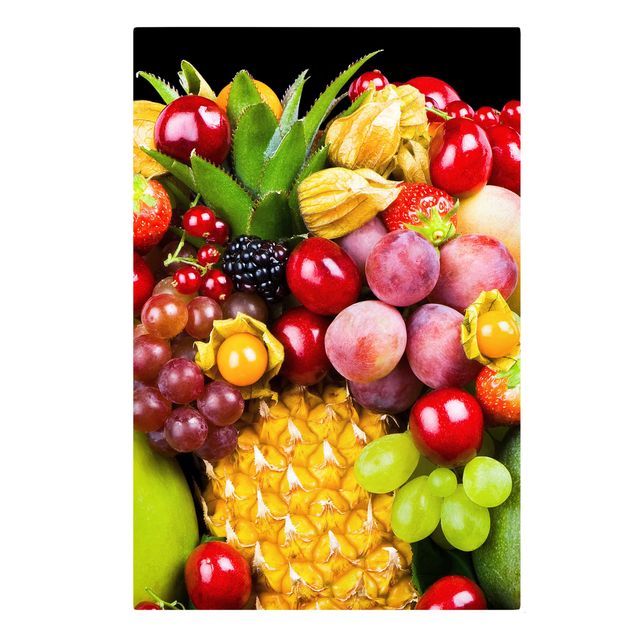 Wanddeko Obst Fruit Bokeh