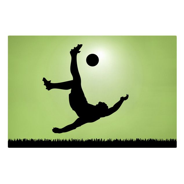 Wandbilder Sport Fußballer in Aktion
