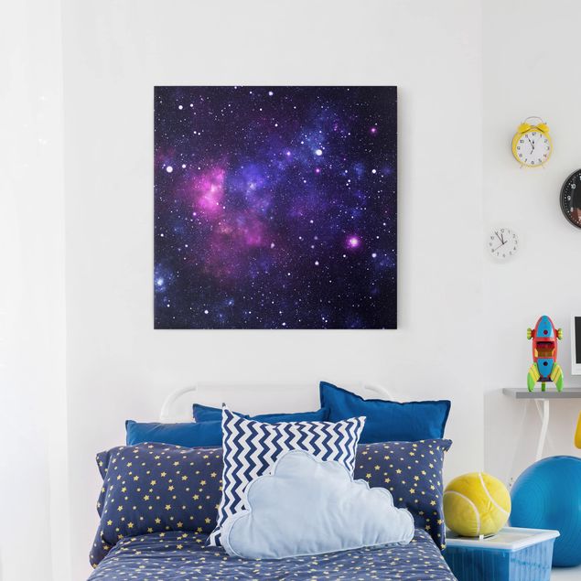 Wanddeko Büro Galaxie