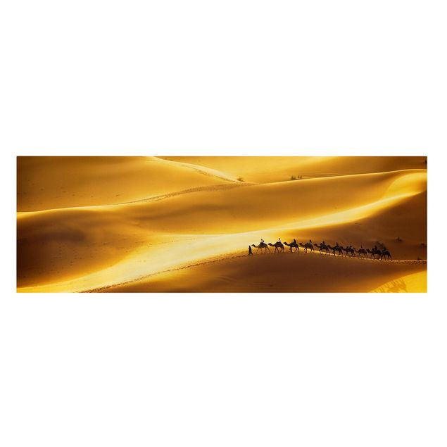 Wanddeko Flur Golden Dunes