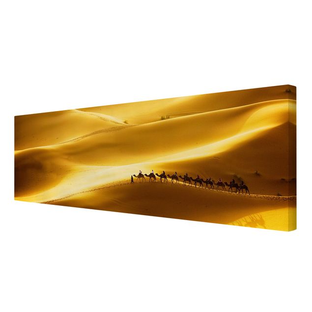 Wanddeko Esszimmer Golden Dunes