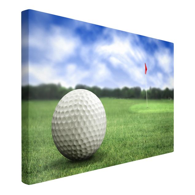 Wanddeko Flur Golfball